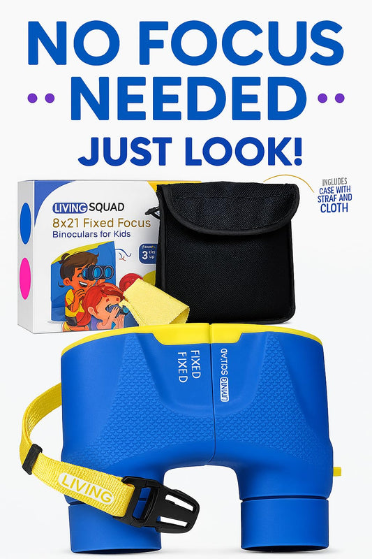 Toddler Kidnoculars — Focus-Free Binoculars - Blue