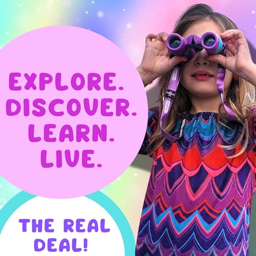 Kids Binoculars 8x21 — Explorer Set - Pink