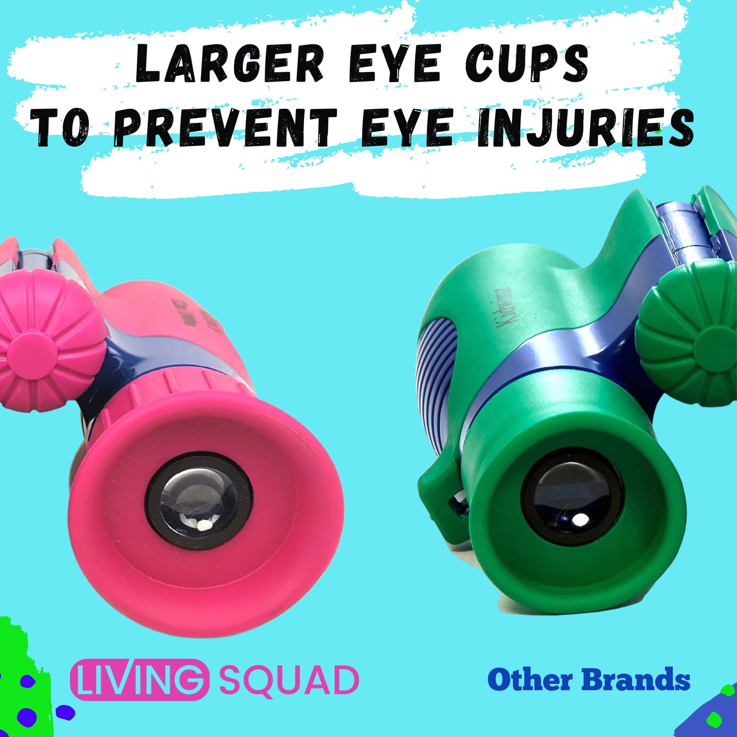 Kids Binoculars 8x21 — Explorer Set - Pink