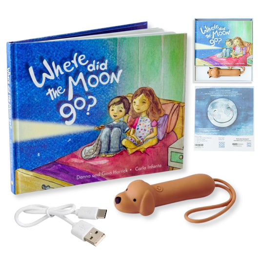 Where Did the Moon Go - Book and Flashlight Set