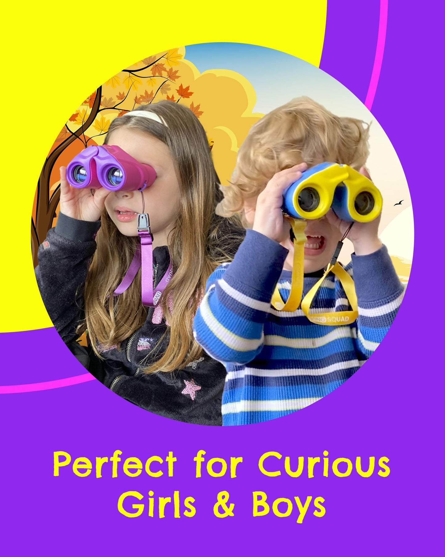 Toddler Kidnoculars — Focus-Free Binoculars - Blue