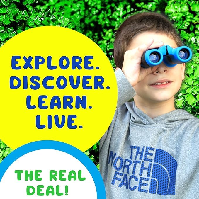 Kids Binoculars 8x21 — Explorer Set Green
