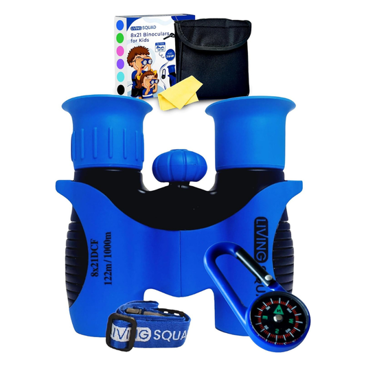 Kids Binoculars 8x21 — Explorer Set - Blue